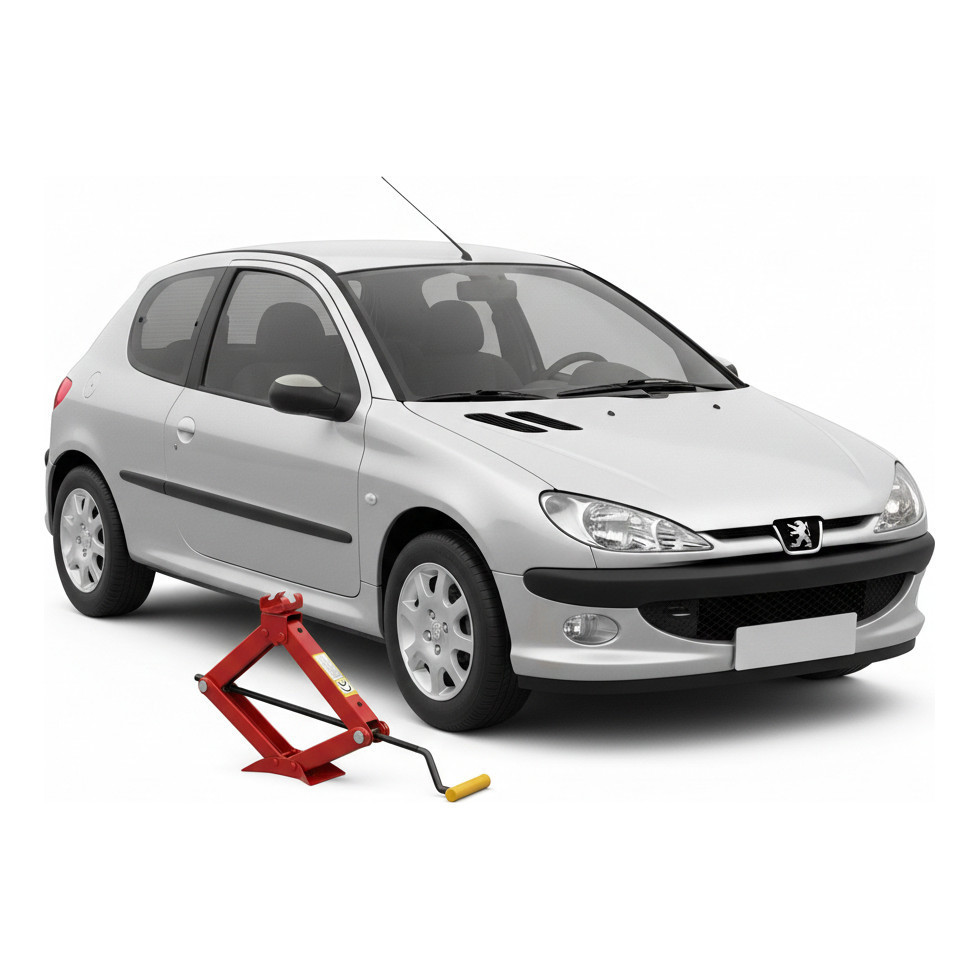 Macaco Hidráulico Sanfona Peugeot 206 2000kg Reforçado