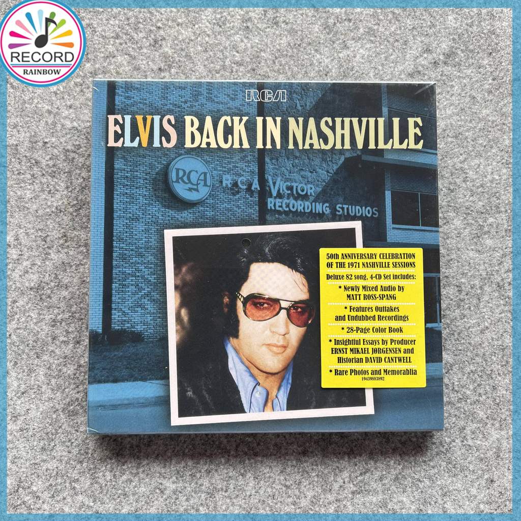 Elvis Presley Back in Nashville Original 4CD Brand New Album [Lacrado] FOLX