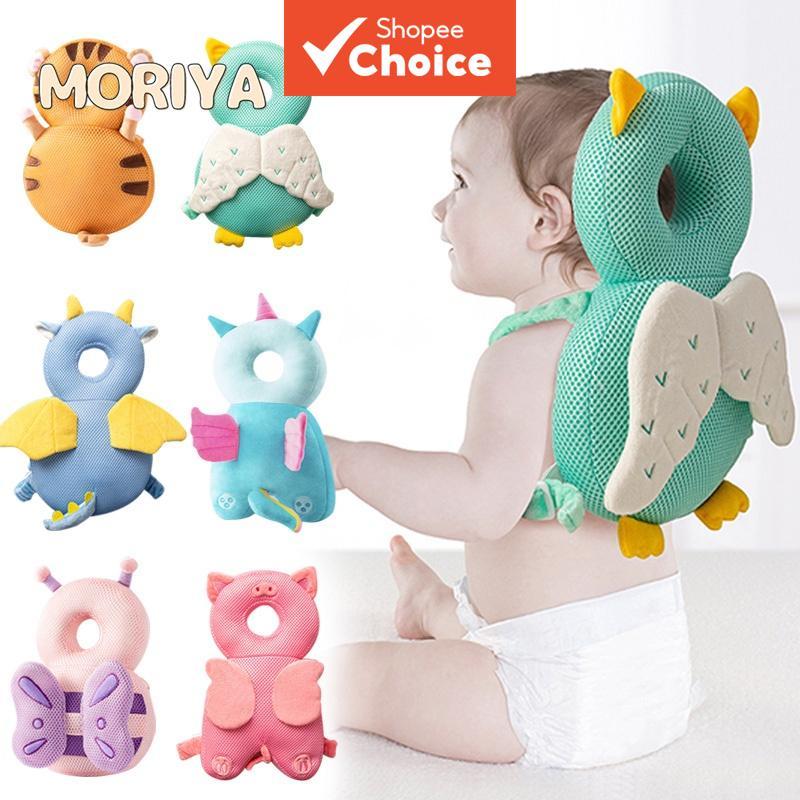 Almofada De Proteção De Cabeça De Bebê De Algodão , Mochila Infantil , Alça De Ajuste , Segurança Contra Choque De Queda