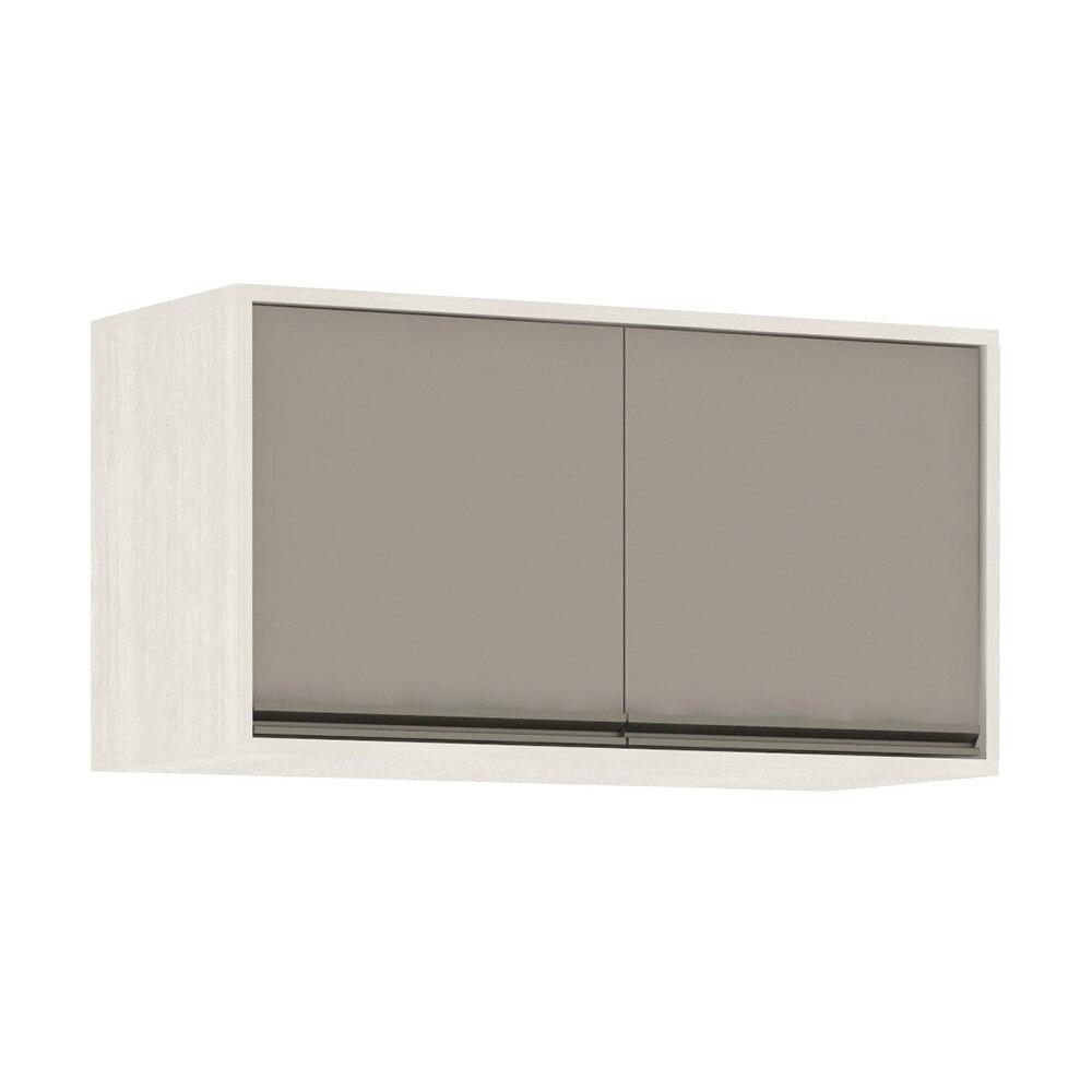 Armário Aéreo Cozinha 80CM 2 Portas Línea Glamour Luciane em Oferta na Shopee