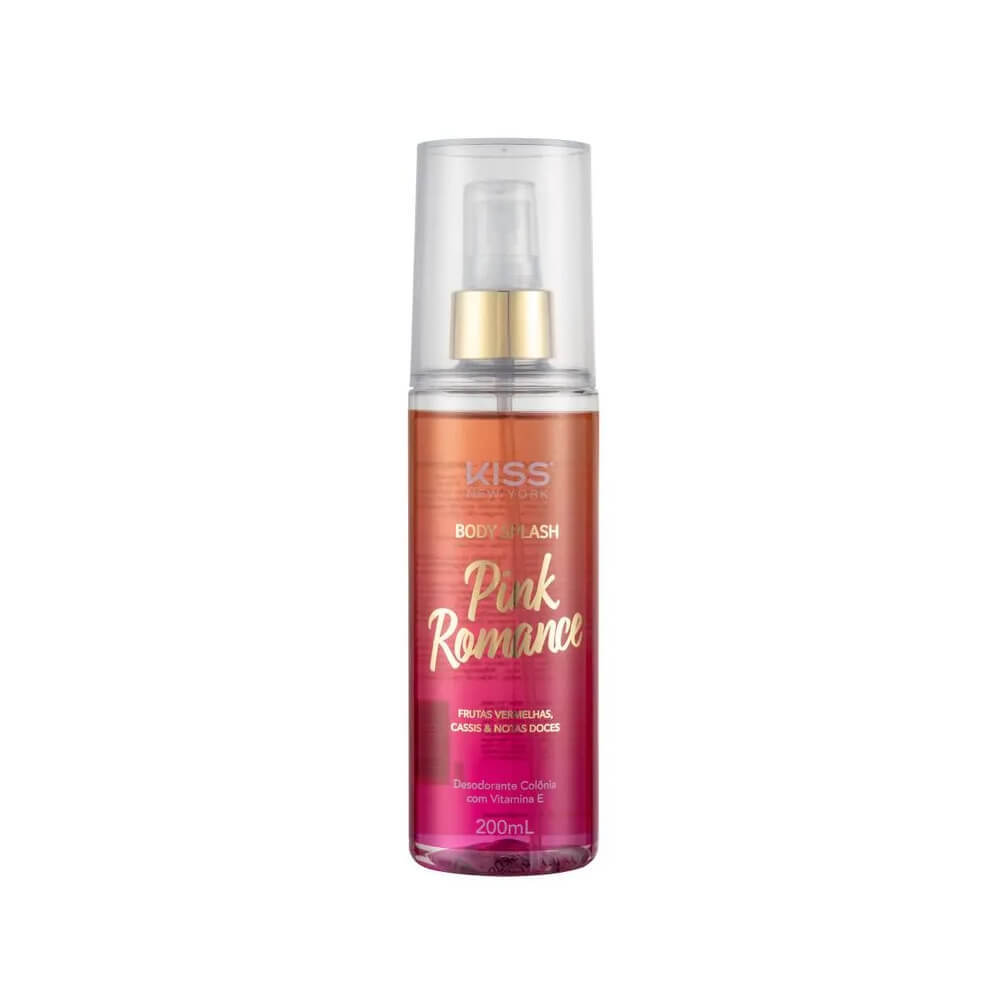 Body Splash Kiss New York Pink Romance 200ml