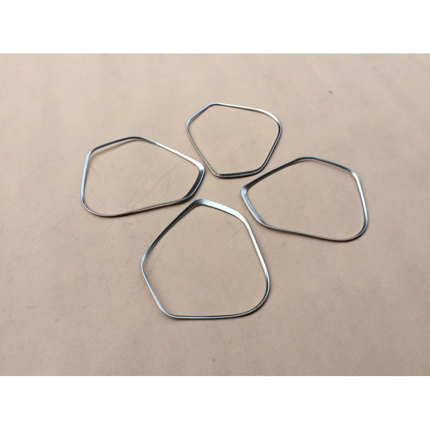 Anel de buzina de 14 ajustes * 4 prata asiática, sem padrão, estoque pronto de alta qualidade