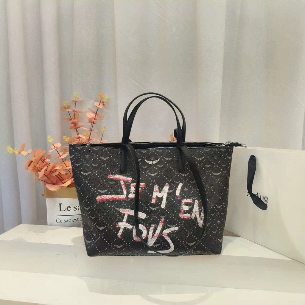 Novo ZV bolsa de ombro portátil de grande capacidade, sacola de viagem, bolsa de asa em relevo, diamante quente