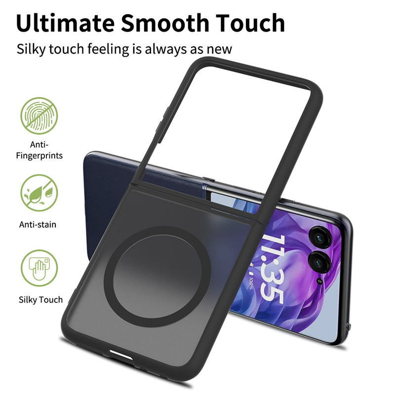 Para Motorola Razr 60 Ultra Caso Magnético Fosco Moto 60 50 + 2025 À Prova De Ch