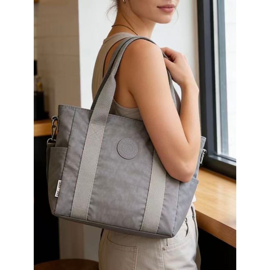 Bolsa Tote Casual De Nylon Para Feminina Grande Capacidade Bolsa De Mão ombro Transversal X175 TM em Oferta na Shopee