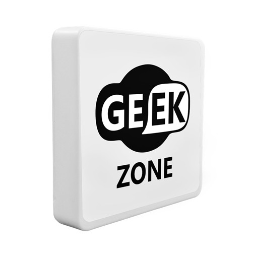 Luminária Box Slim USB Geek Zone Luz Decorativa Quarto Gamer Nerd Home Office