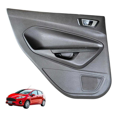 Forro Porta Traseira Esquerda Ford New Fiesta Hatch 2015 2016 2017 2018 2019 A27407