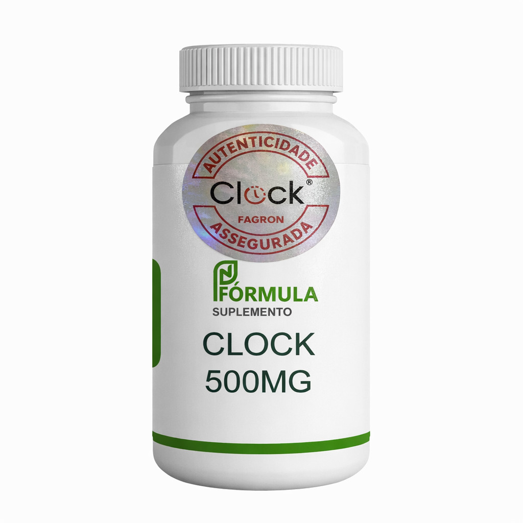 clock 500mg (fagron) c/ 60 capsulas e selo de autenticidade