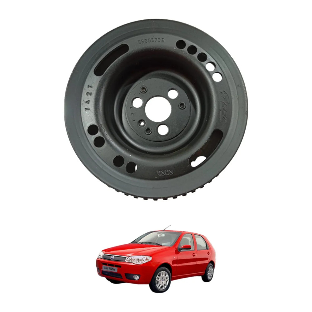 Polia 55205735 Virabrequim Fiat Fire Palio Siena Uno 2005