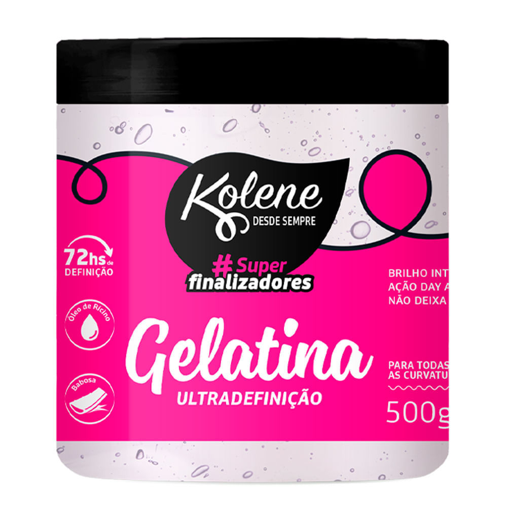 Gelatina Kolene Super Finalizadores Ultradefinição 500g em Oferta na Shopee