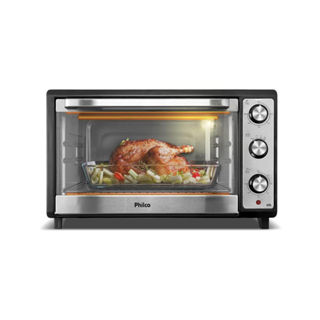 Forno Elétrico 65 Litros Philco Dupla Resistência Bancada Preto PFE65 220V em Oferta na Shopee