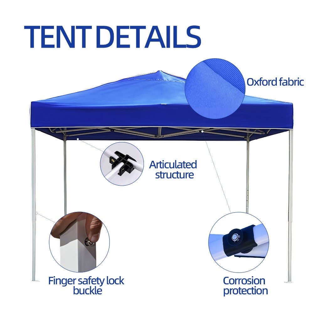 Tenda Praia Gazebo Articulada Dobrável 3x3 Barraca Camping
