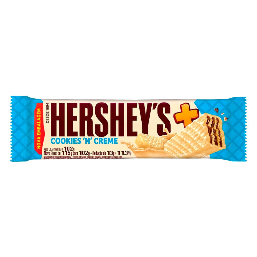 Chocolate Hershey's Mais Cookies'N'Creme 102g