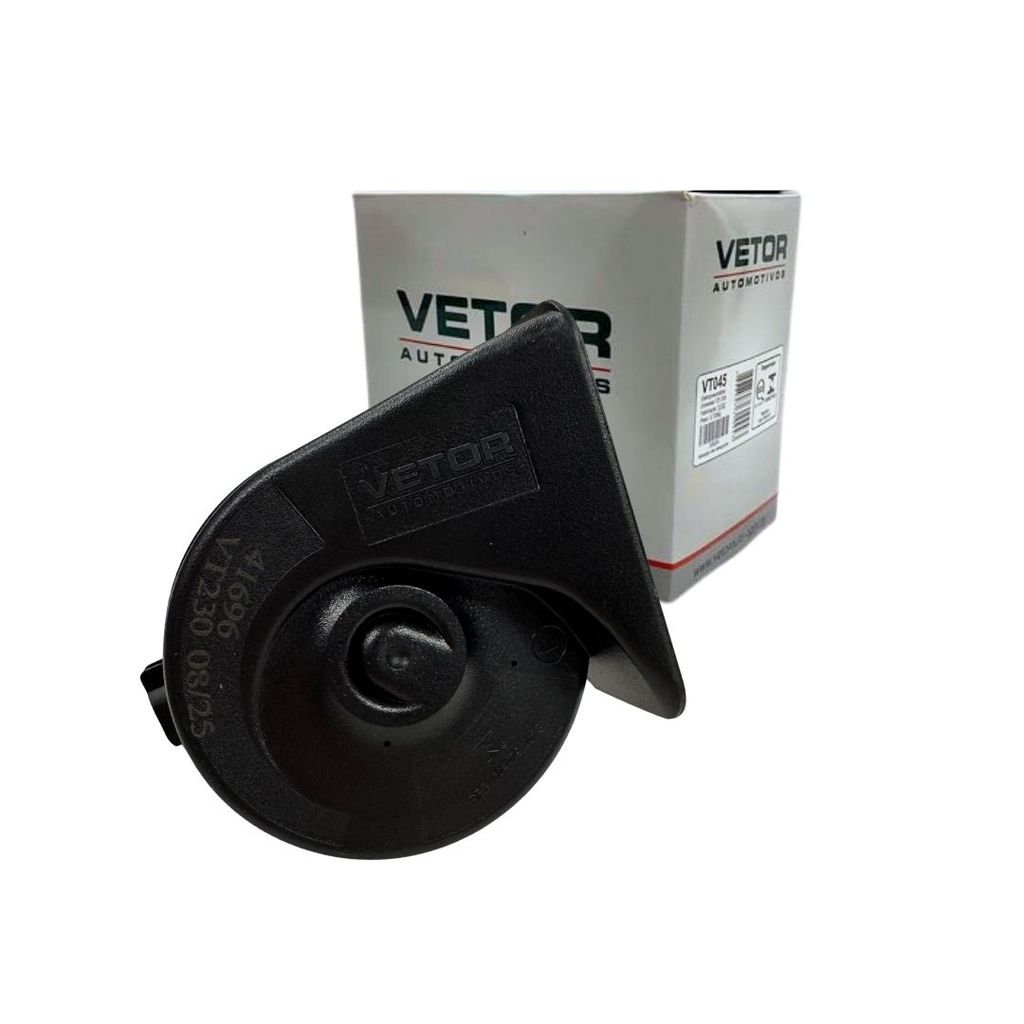 Buzina Caracol 12v Elétrica Som Potente Para Chevrolet Agile Onix Spin Sonic Cobalt Montana VT230 em Oferta na Shopee