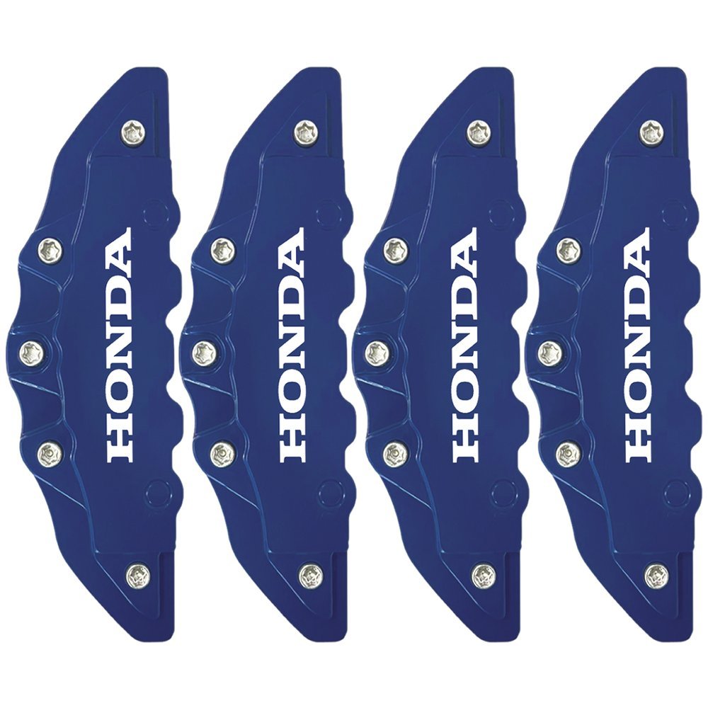 4un Capa Pinça De Freio Automotivo Azul Compatível Civic City Hrv Fit Crv Wrv Accord