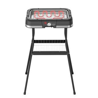 Churrasqueira Elétrica BCQ90 1500W Britânia Suporte com Prateleira Bandeja Removível 220V em Oferta na Shopee