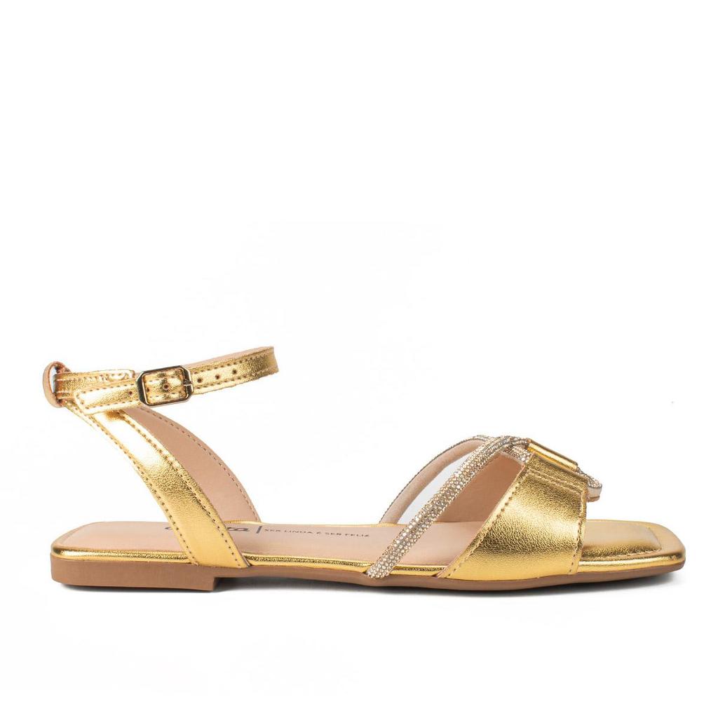 Sandália Dakota Rasteira Metalizada Y7624 em Oferta na Shopee