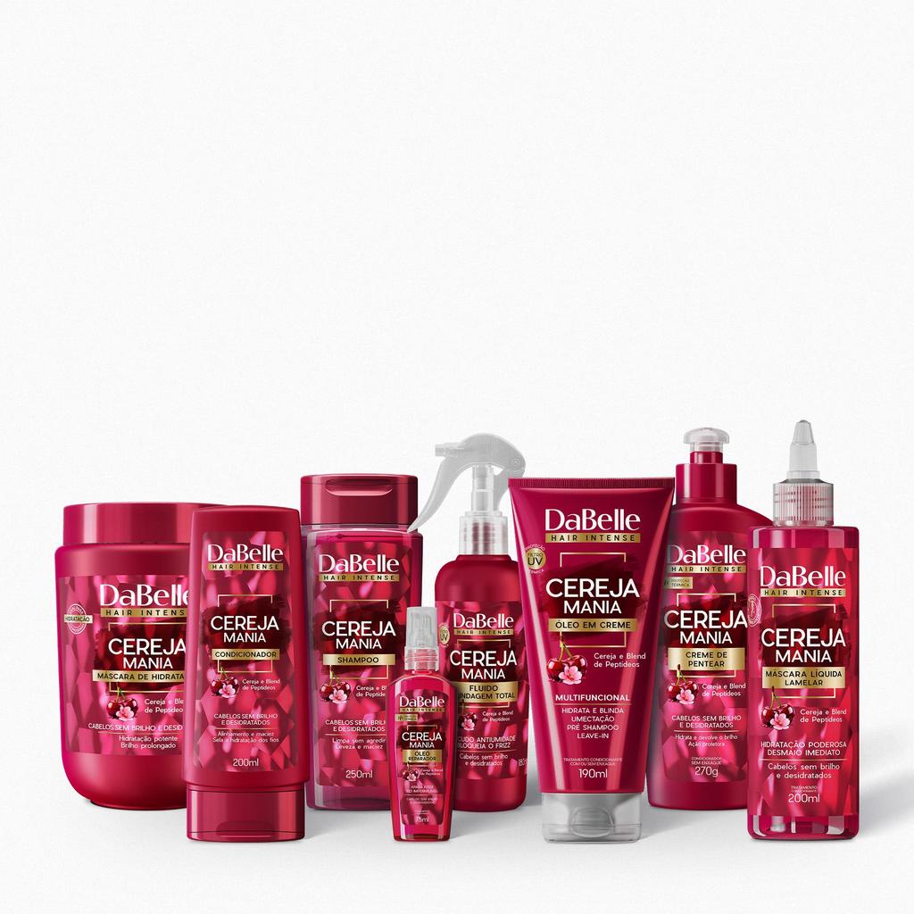 Kit Completo Cereja Mania 8 Produtos 800g - DaBelle em Oferta na Shopee