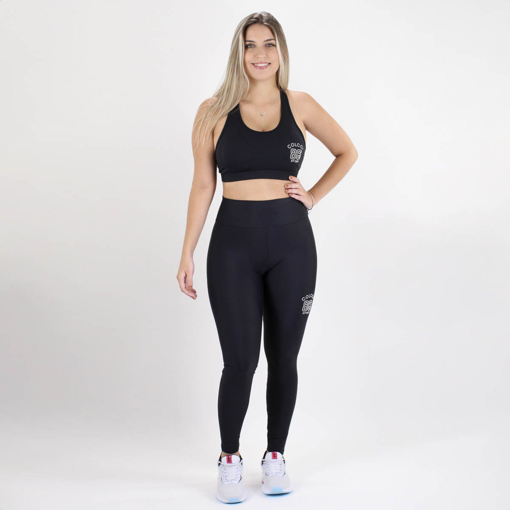 Calça Legging Colcci Sport Perfect Fit Performance 86 Preto - Feminino