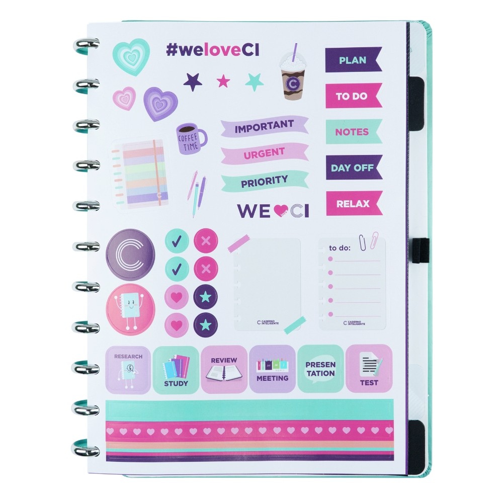 Caderno Inteligente Turquoise Love Grande - CIGD4306 · foto 2
