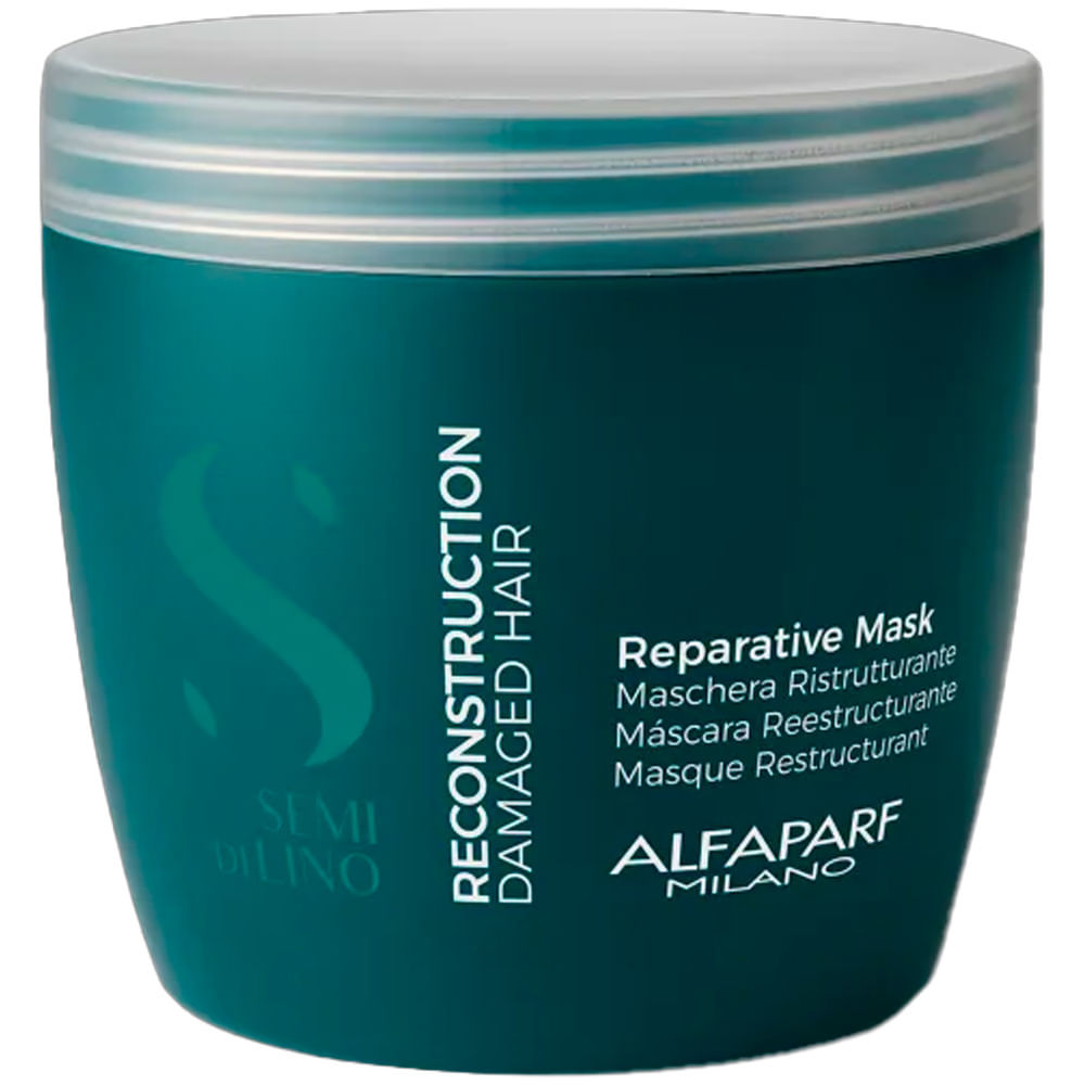 Máscara Capilar Alfaparf Semi Di Lino Reconstruction Reparative 500ml em Oferta na Shopee