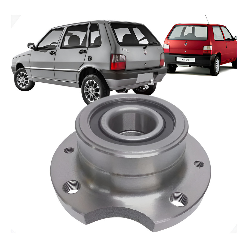 Cubo Roda Traseiro Uno 1994 A 2013 Todos C/rolamento S/ Abs em Oferta na Shopee