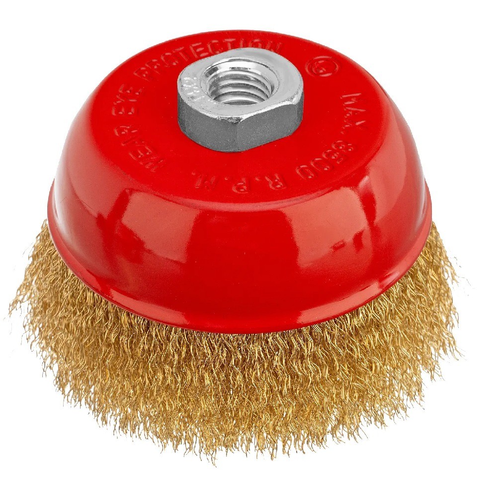 Escova de aço tipo copo ondulada 4" - 746059 MTX em Oferta na Shopee