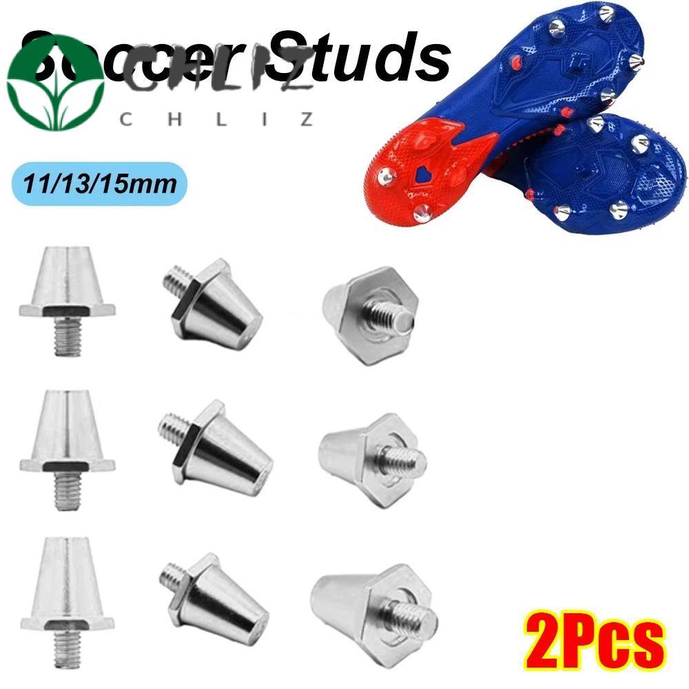 CHLIZ 2 Peças De Pinos Para Chuteiras De Futebol , Pontas De Bota De Linha M5 De Alumínio , Antiderrapantes De 11/13 Mm