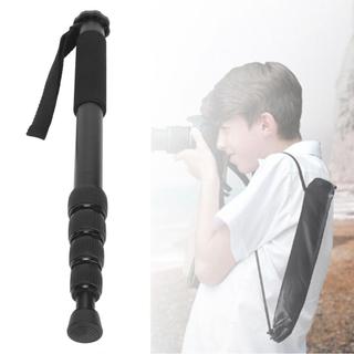 Unipod resistente, 5 seções, câmera de 62 polegadas, portátil, extensível, de metal, para câmeras, viagens internas