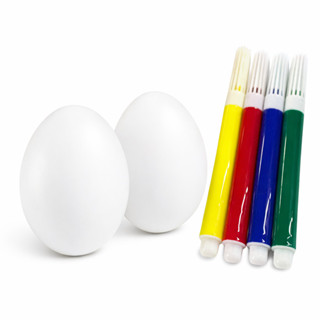 Ovo Pvc Para Colorir Com Canetinhas 4 Cores YDH9345 em Oferta na Shopee