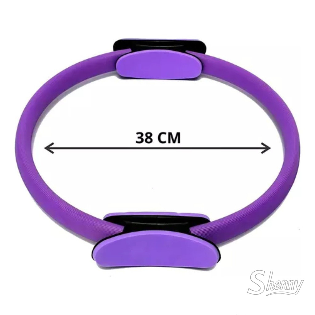 Imagem Anel de Pilates Profissional – Círculo Flexível para Exercícios, Fisioterapia e Tonificação do Corpo