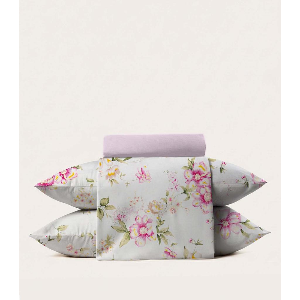 Jogo De Cama 4 Peças Supercal Casal Corttex Bege em Oferta na Shopee