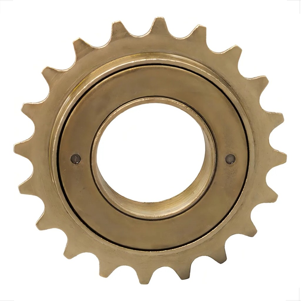 Catraca Roda Livre Coroa Esferada Dourada Bike Mtb 20 Dentes Bicicleta Monark Tropical Caloi Beach
