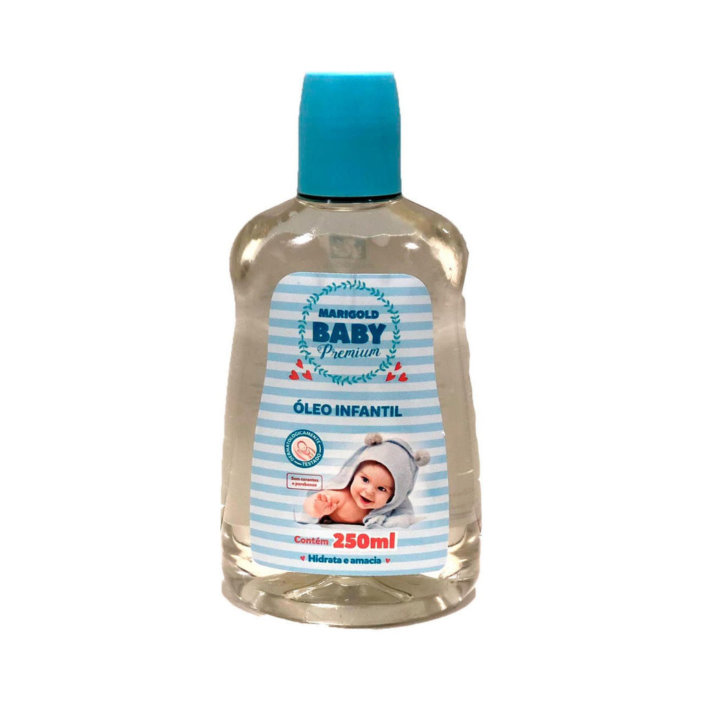 Óleo Infantil Azul Marigold Infantil 250ml em Oferta na Shopee