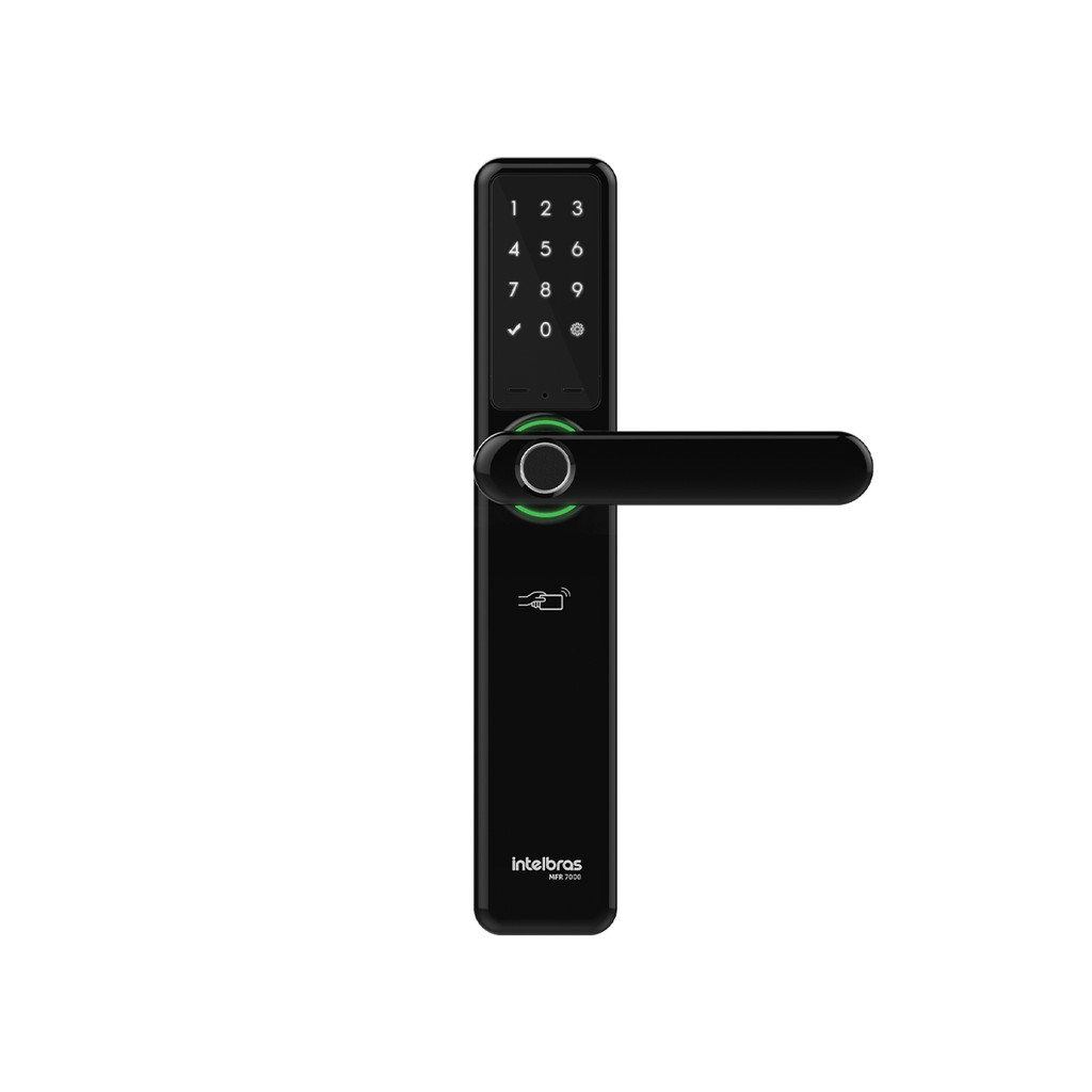 Fechadura Inteligente de Embutir com Biometria MFR 7000 Intelbras