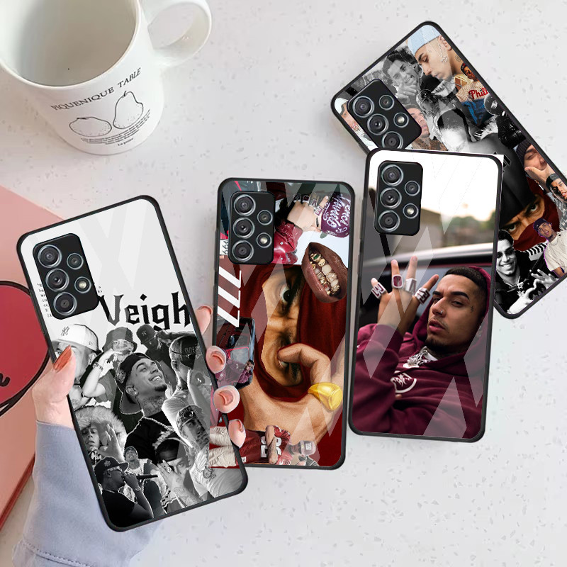Veigh 03 Capa De Telefone De Vidro Para Samsung Galaxy A16 A15 A25 A35 A55 A53 A54 A34 A14 A32 A52 4G 5G A56 A54