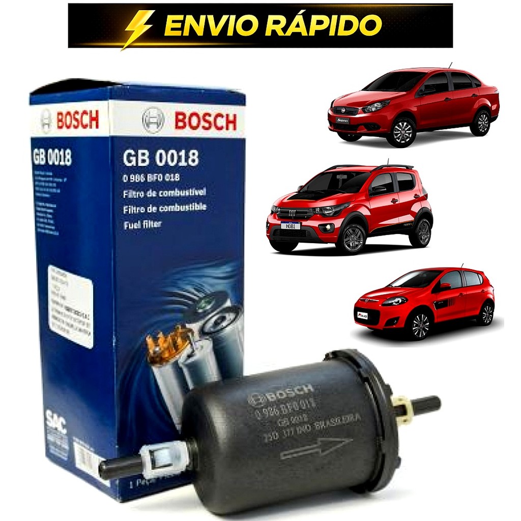 Filtro Combustível PALIO FIRE GRAND SIENA ARGO MOBI CRONOS BOSCH em Oferta na Shopee