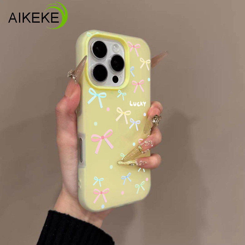 Capa De Telefone Com Laço Colorido 2 Em 1 Para Realme Note 70 70T 60 60X 50 Narzo N63 N61 N55 N53 Q5i V23 P1 Pro C3 C2 C