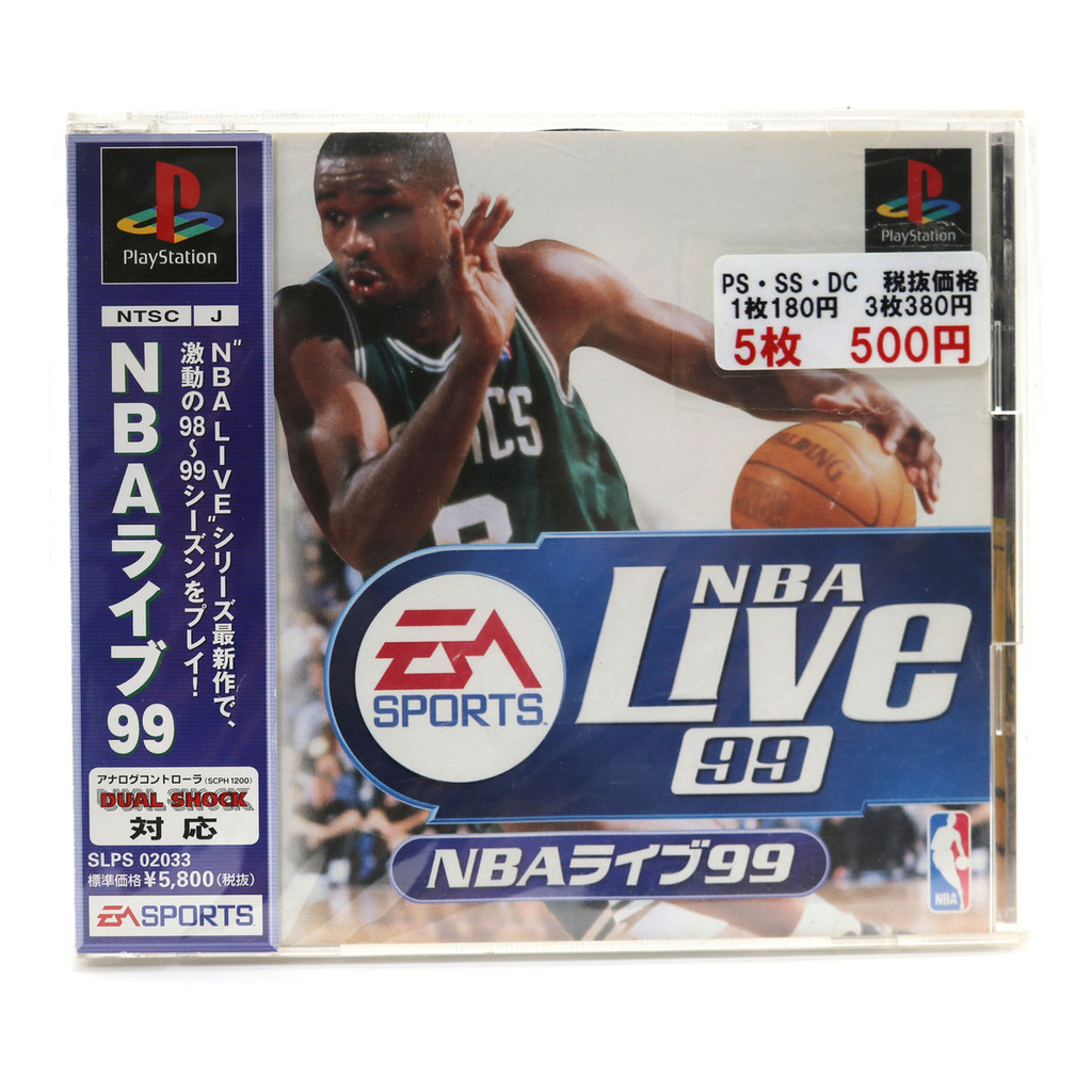 Jogo Clássico De Ps1 Nba Live 99 Ea Sports Em Japonês