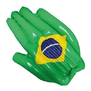 Mão Inflável Gigante Com A Bandeira Do Brasil Copa Do Mundo em Oferta na Shopee