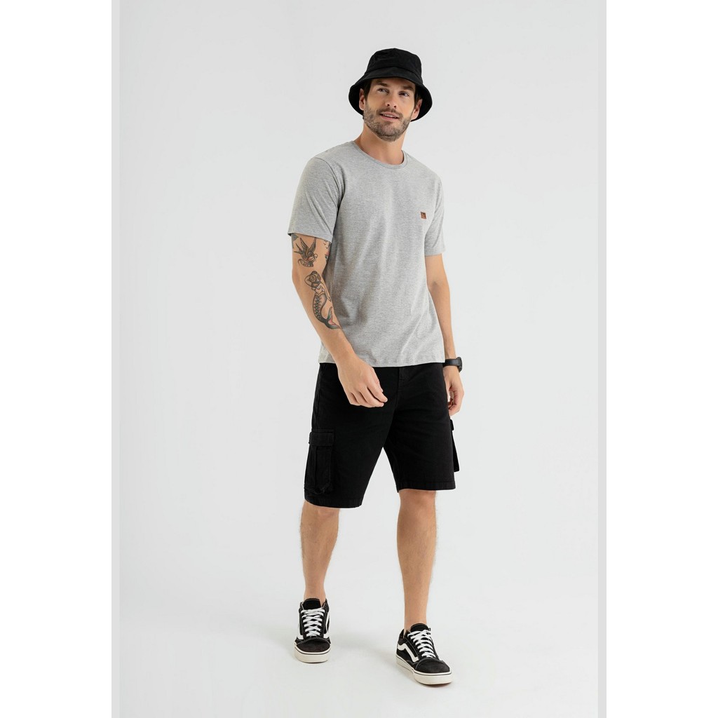 Camiseta Manga Curta em Meia Malha The Philippines em Oferta na Shopee