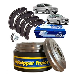Kit 2 Tambor Freio Traseiro + 4 Lona Sapata Palio Siena 96 Até 2011 em Oferta na Shopee