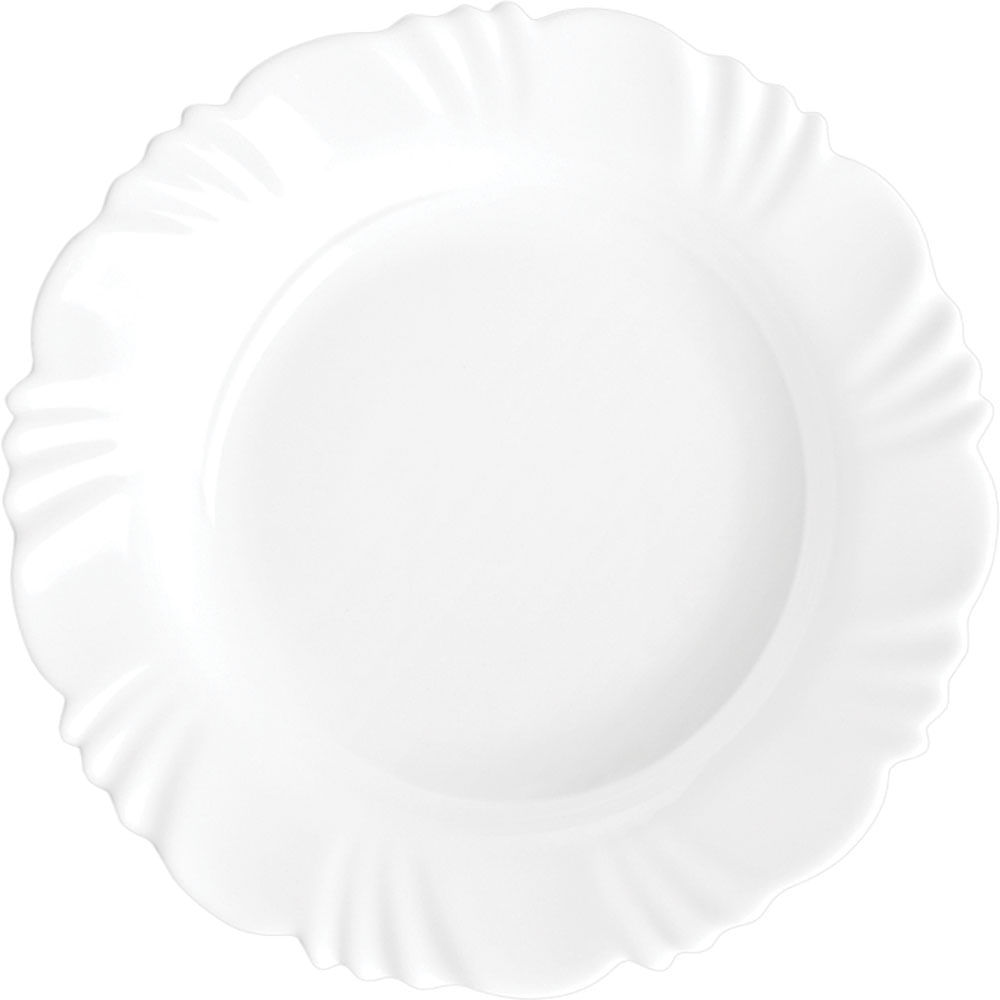 Prato de Vidro Fundo 23cm Pétala Opaline Duralex em Oferta na Shopee