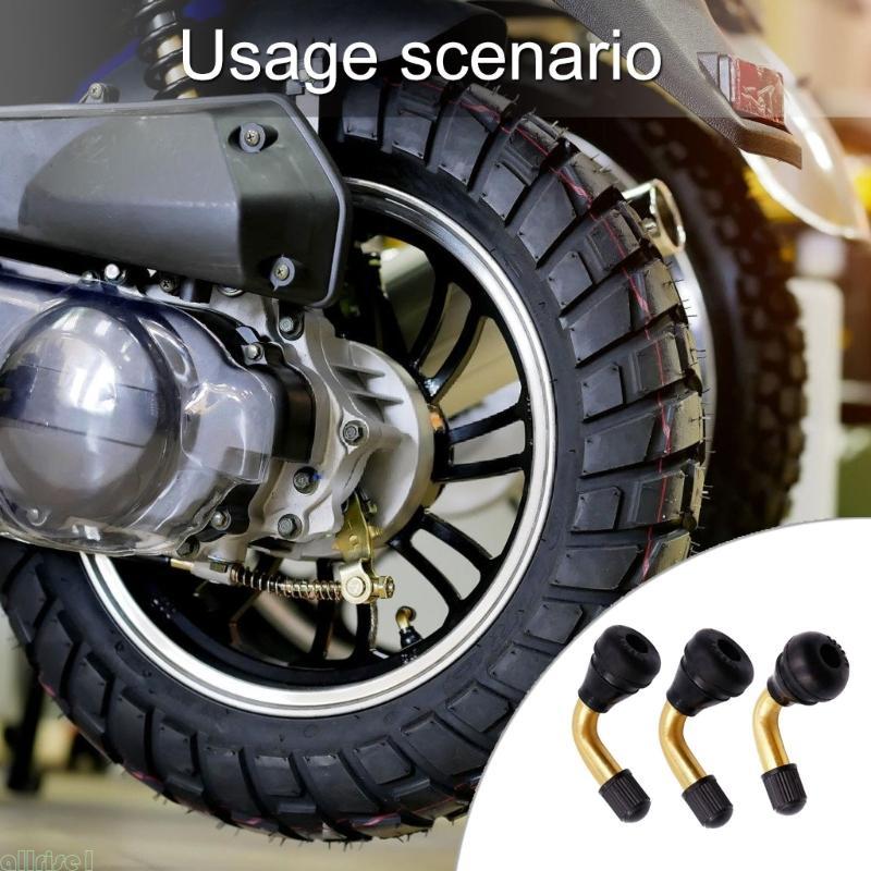 Haste Válvulas Cobre Instalação Rápida, Para Pneus Motocicleta, Dobrado, À Corrosão, Ret