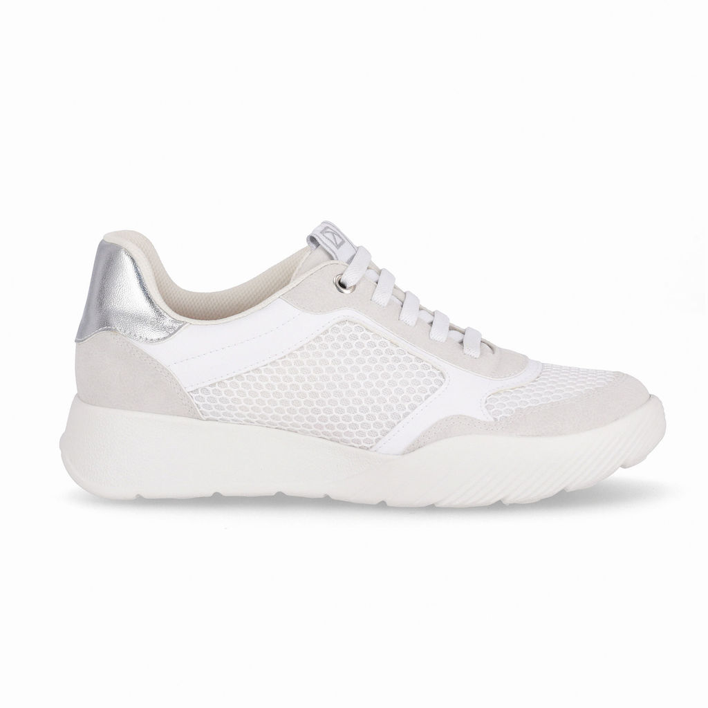 Tênis Fascite Médio Branco com Cinza em Oferta na Shopee