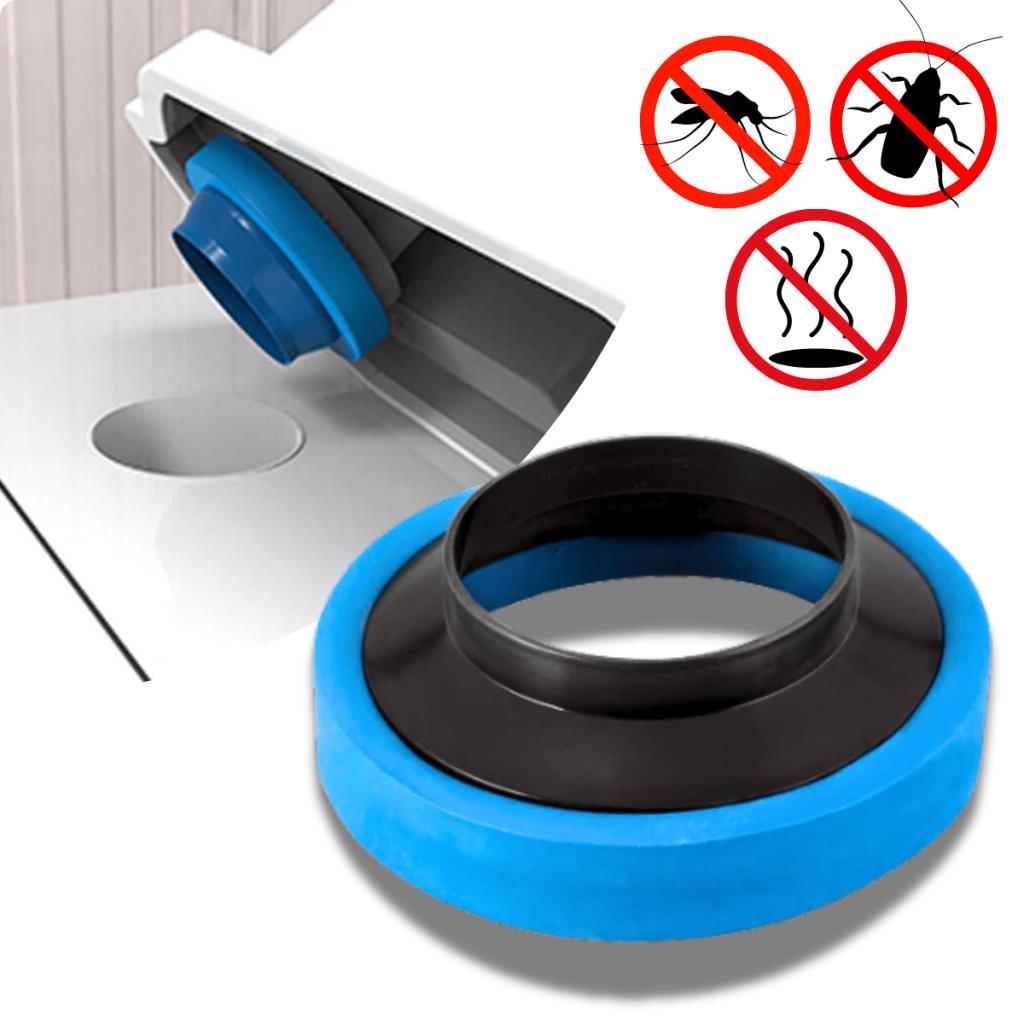Anel de Vedação Para Vaso Sanitário com Guia Universal Borracha Massa e PVC Alta Resistência Movimex