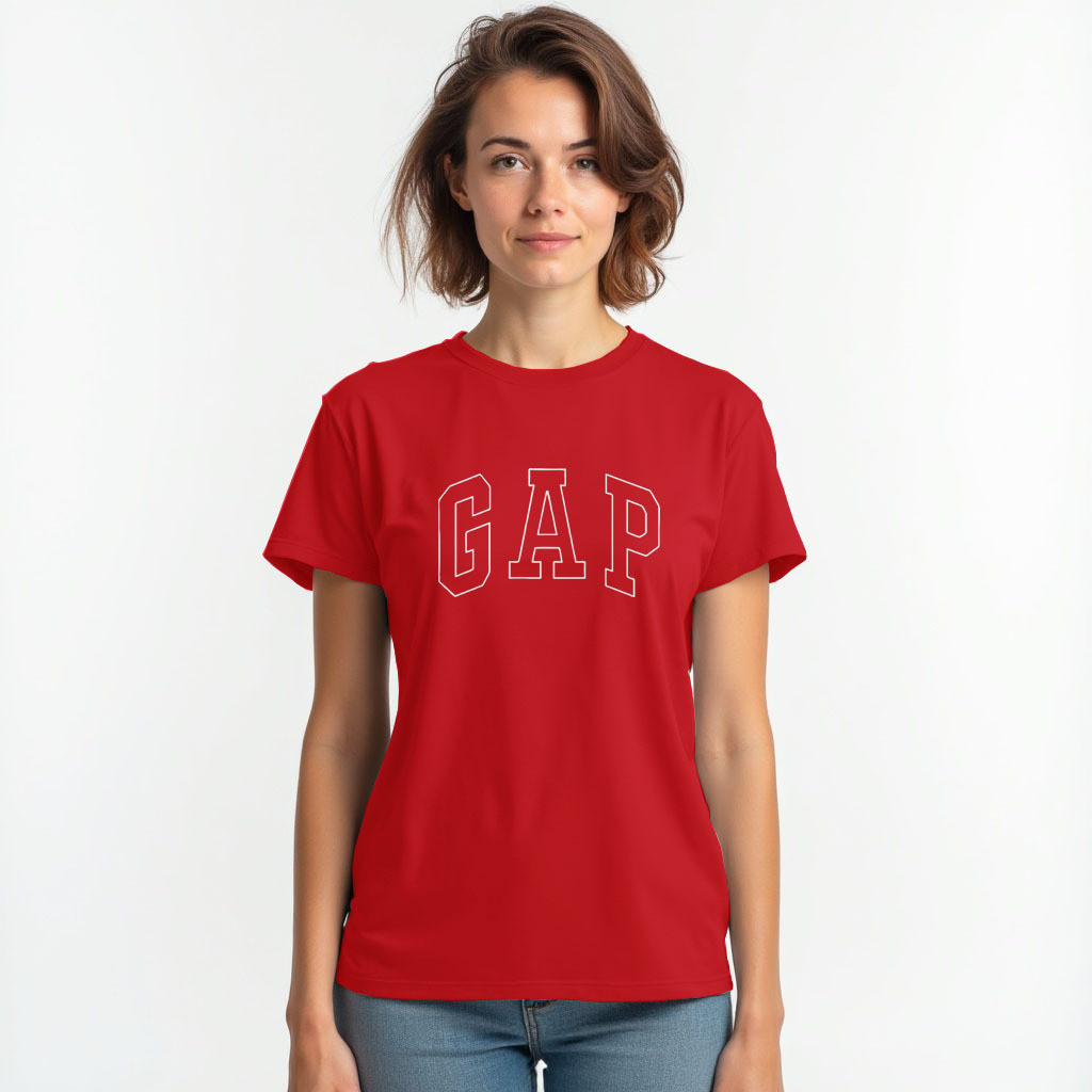 Camiseta Gap Feminina Camisa de Grife T-Shirt Confortável Blusinha Premium Moda Feminina Streetwear GAP