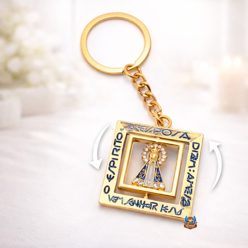 Chaveiro de Metal Nicho Nossa Senhora Aparecida