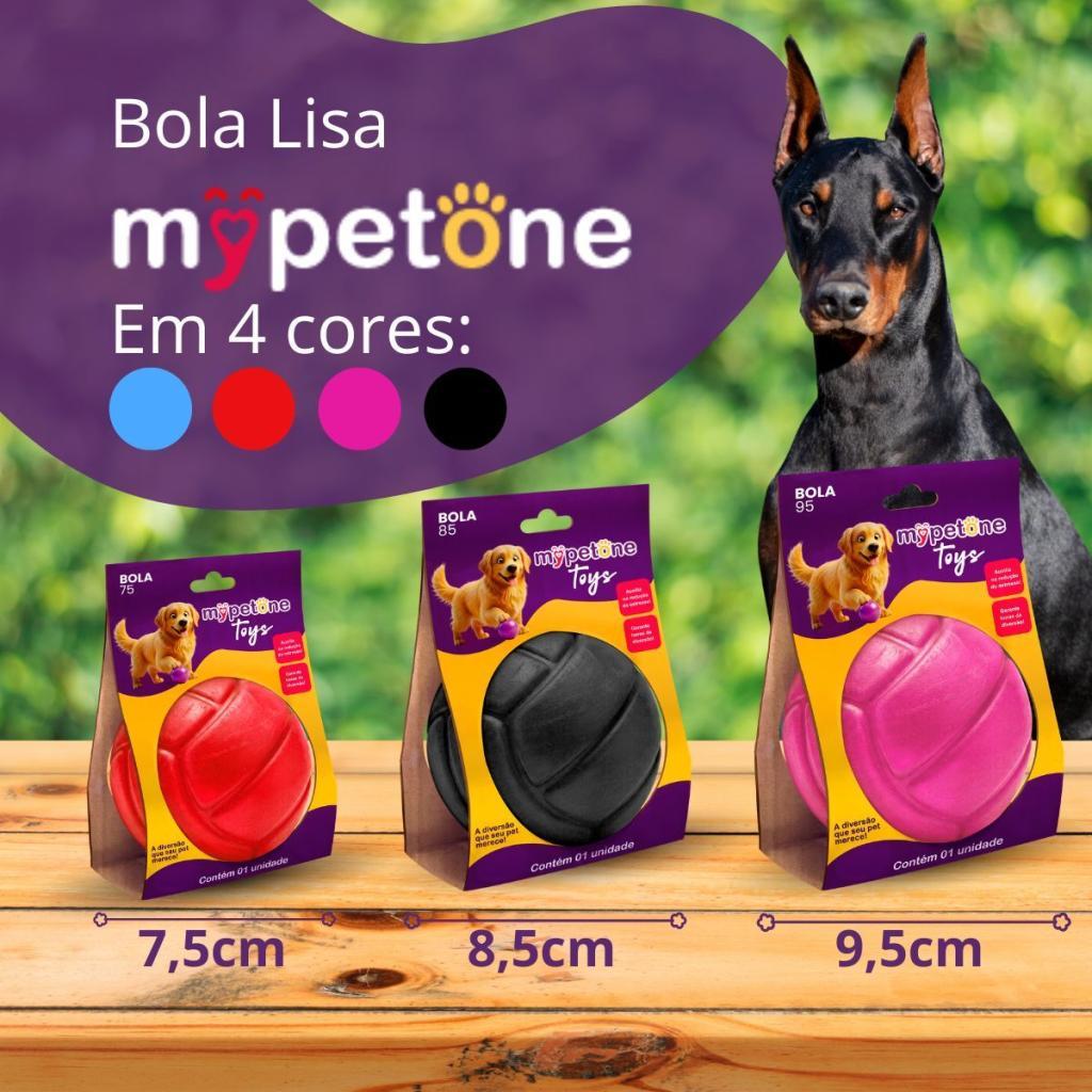 Bola Lisa Maciça Resistente para Cachorro - 75mm 85mm 95mm - Mypetone em Oferta na Shopee