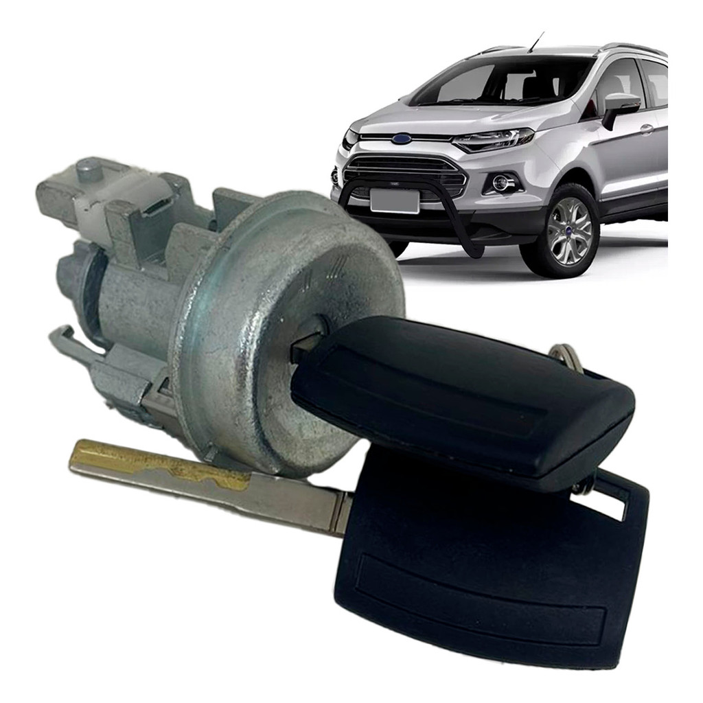 Cilindro Miolo Ignição Ford Ecosport Fiesta Chave Snake Reta